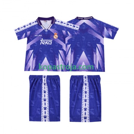 Billiga Fotbollströjor Real Madrid Retro Barn Borta tröja 1996-1997 Kortärmad